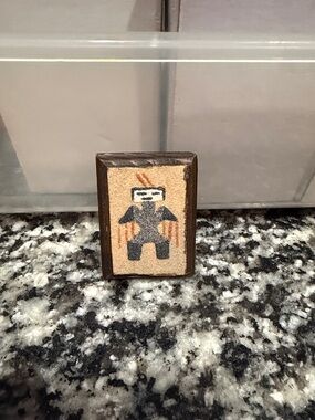 Vintage Navajo sand painting magnet
